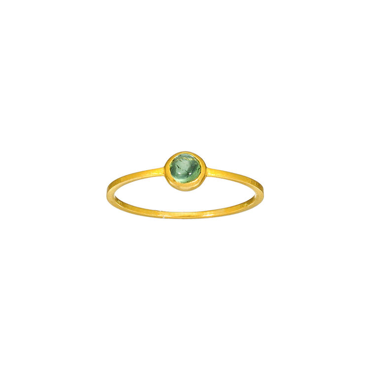 Picture of RING WITH TURMALINE GREEN