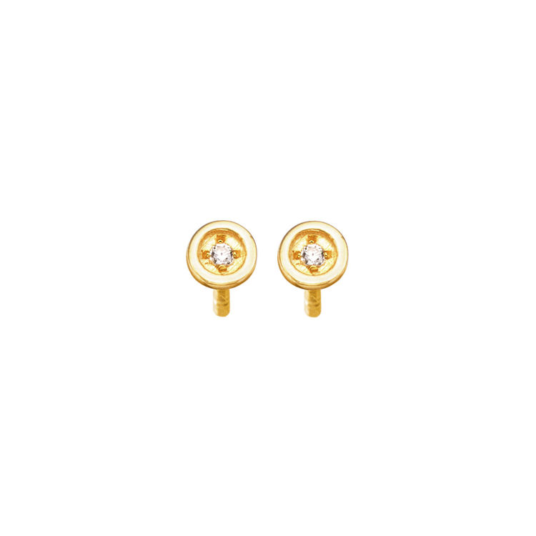 Picture of EARRING CIRCLE WITH CUBIC ZIRCONIA