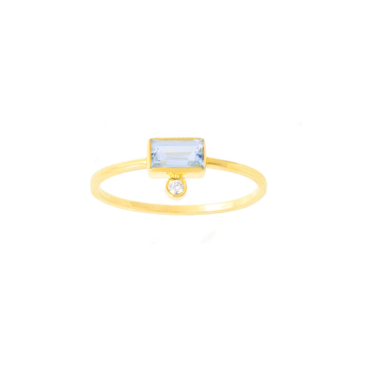 Εικόνα της BYZADIUM-BAGUETTE RING