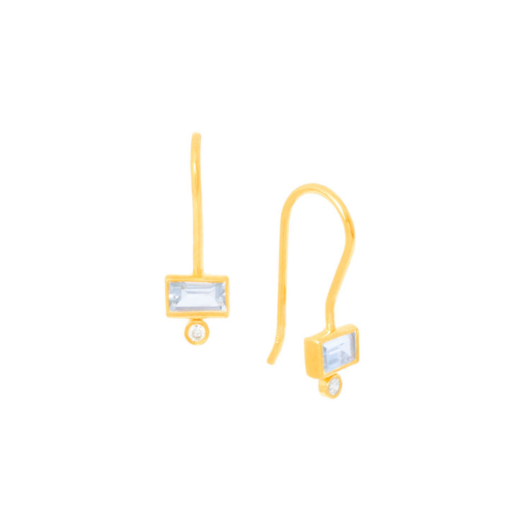 Εικόνα της EARRING BYZADIUM BAGUETTE