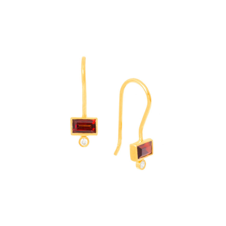 Εικόνα της EARRING BYZADIUM BAGUETTE
