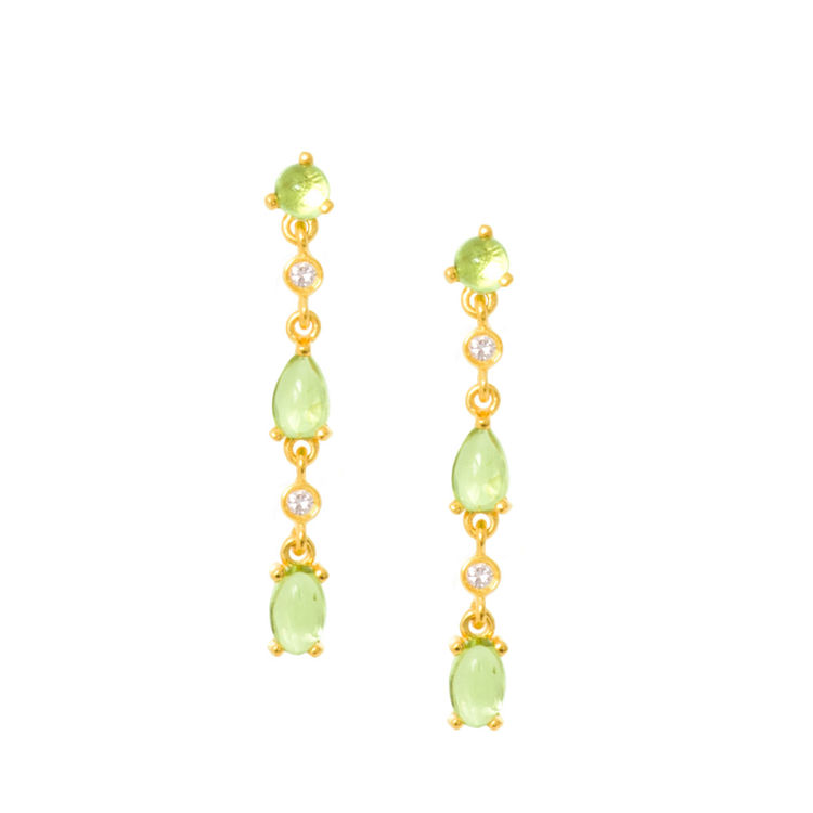 Picture of RETRO CABOCHON EARRING
